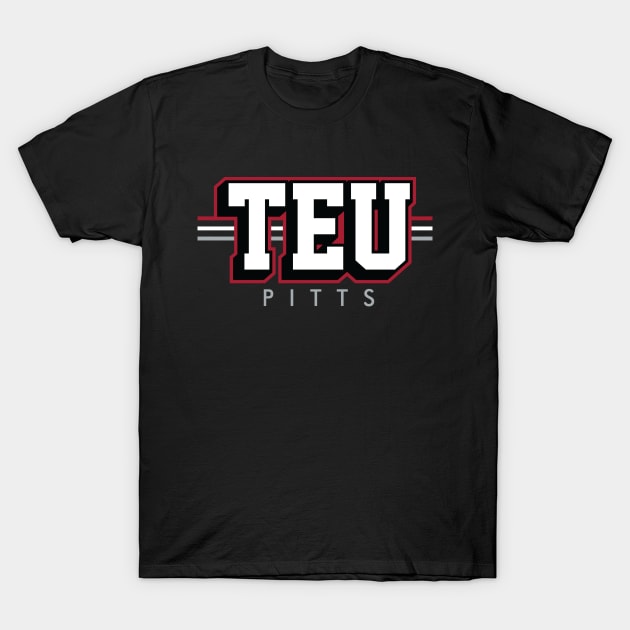 Tight End University - TEU - Kyle Pitts - Atlanta Falcons T-Shirt by nicklower
